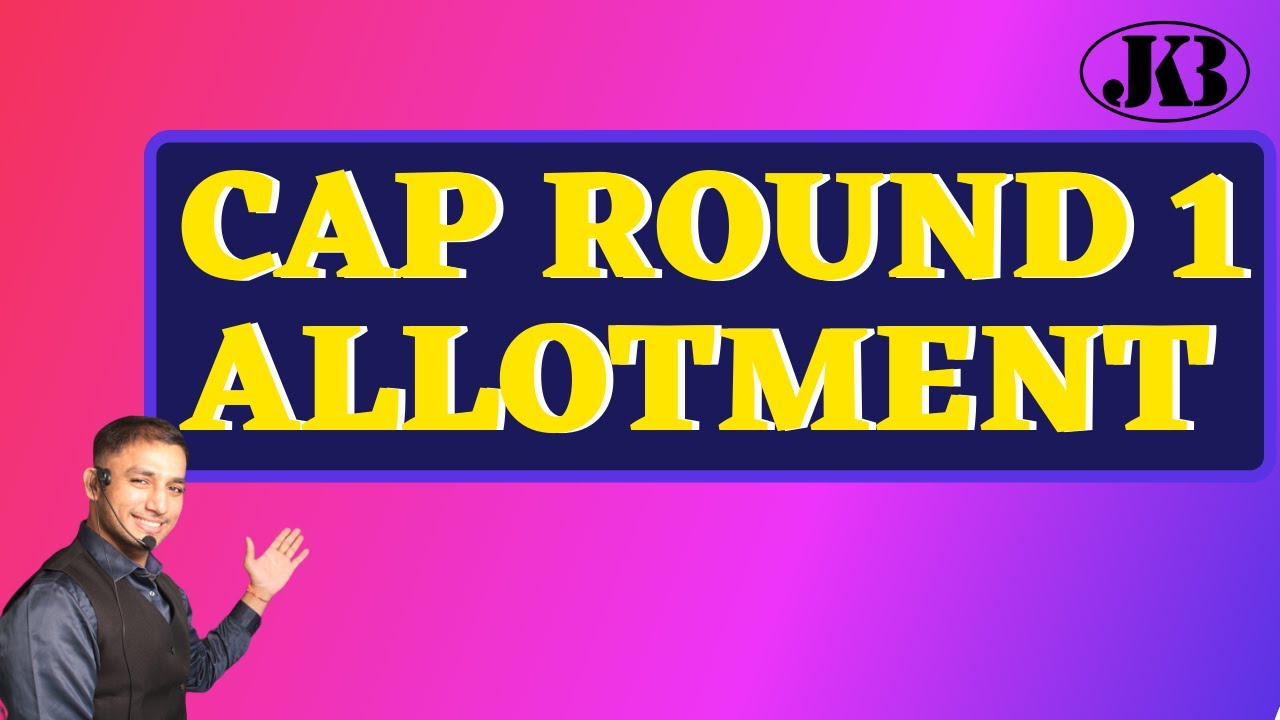 CAP-1 Allotment  Engineering Admission 2020-21 (FULL EXPLAINED)