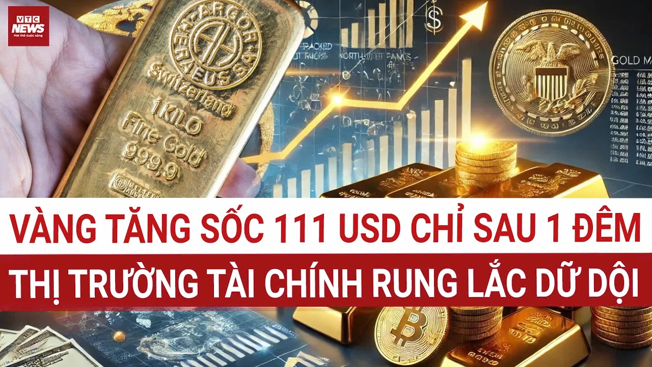 Vàng vọt lên 5.105 USD/ounce: Một phán quyết làm rung chuyển thị trường toàn cầu | VTC News