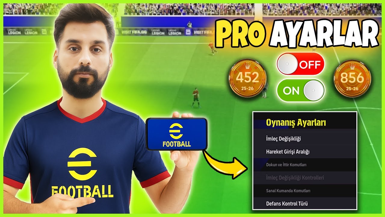 MUTLAKA AÇMANIZ GEREKEN AYARLAR!!! eFOOTBALL MOBİLE