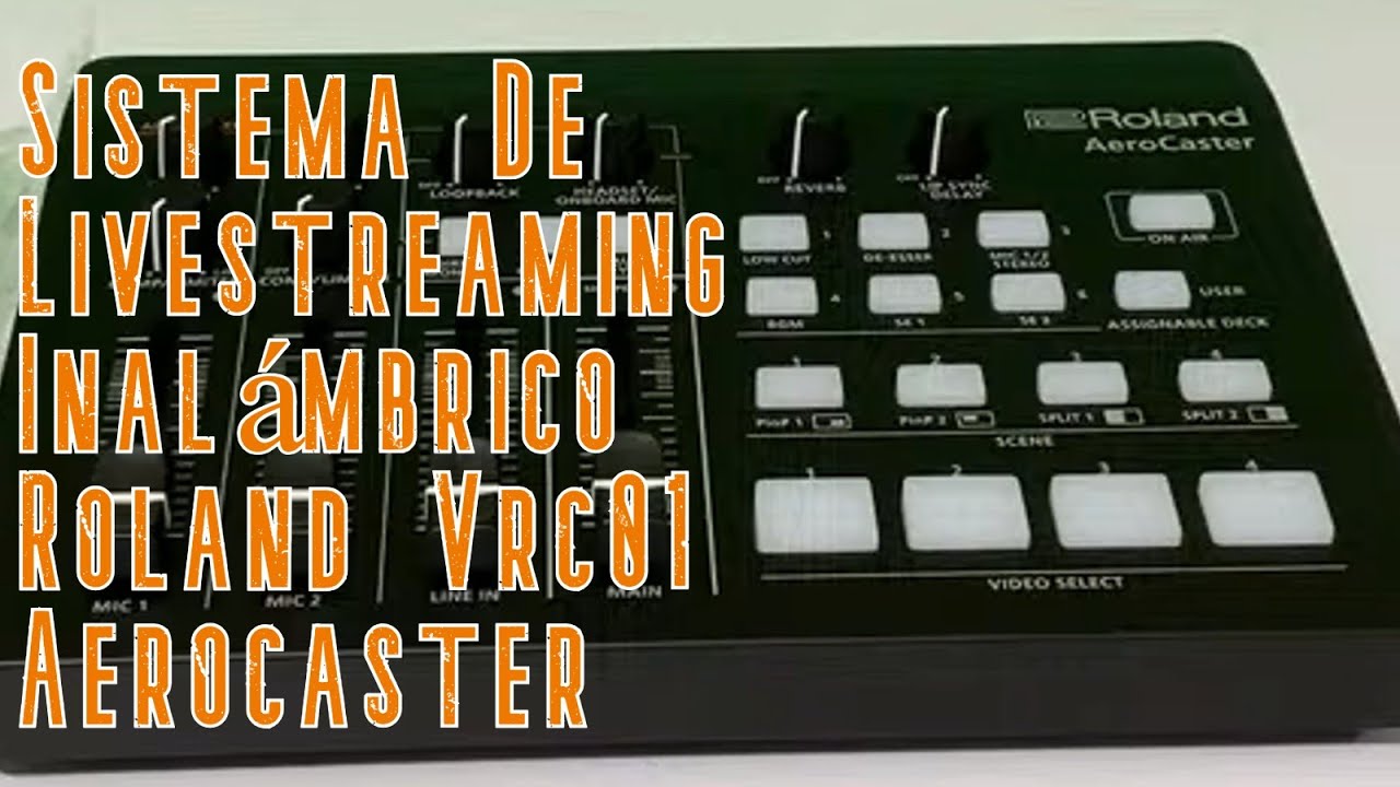 Unboxing Sistema De Livestreaming Inalámbrico Roland Vrc01 Aerocaster