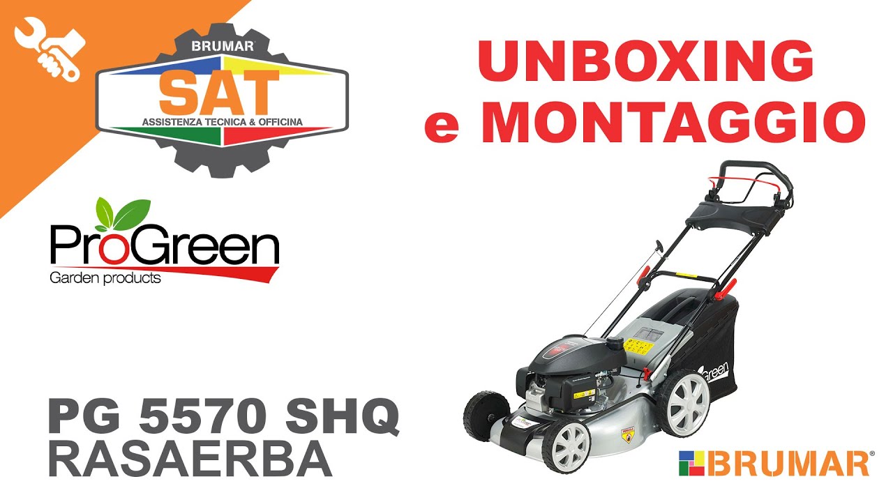 🔥 Unboxing & Montaggio Rasaerba PROGREEN PG 5570 SHQ 4in1 con Motore HONDA