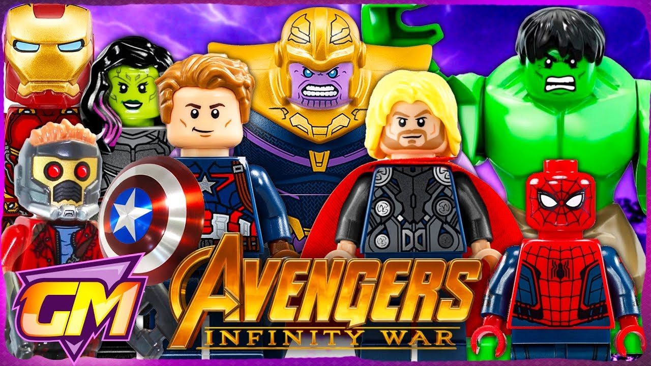 Мстители Бесконечности Войны - Fun Lego Parody!