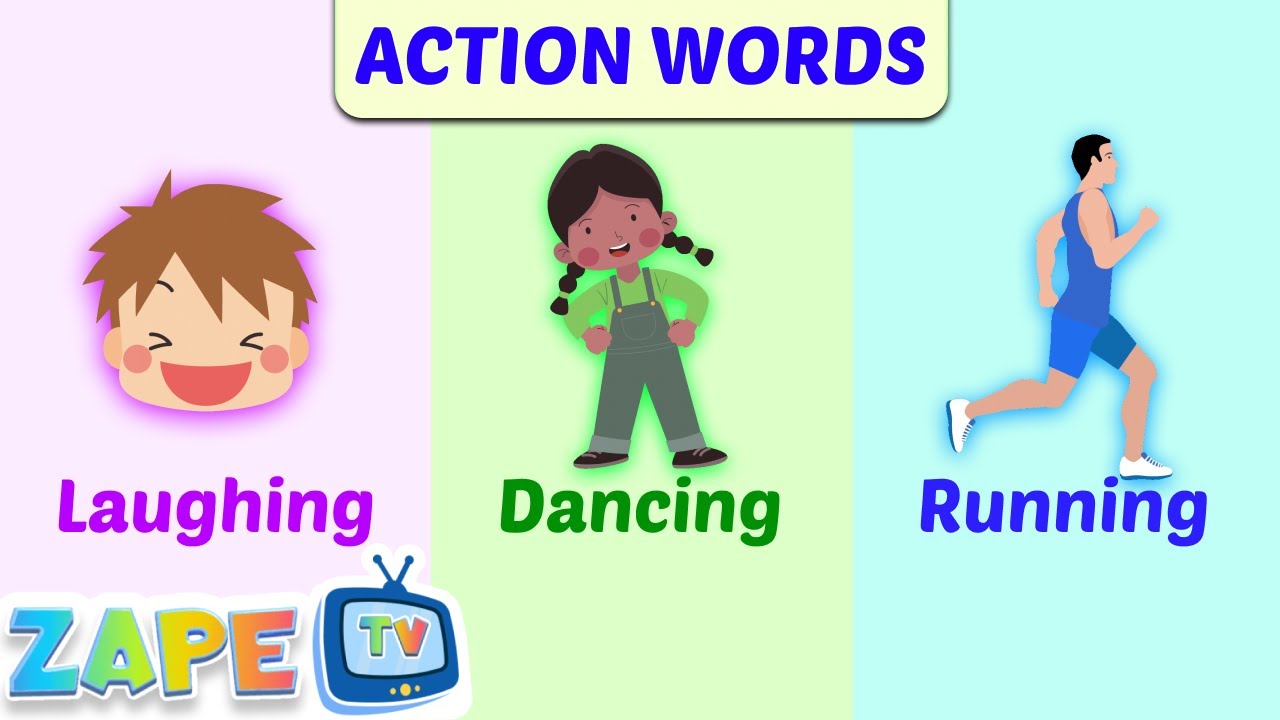 Action Words in Motion | Fun and Educational Song for Kids | Learn Verbs Through Music | Zape TV