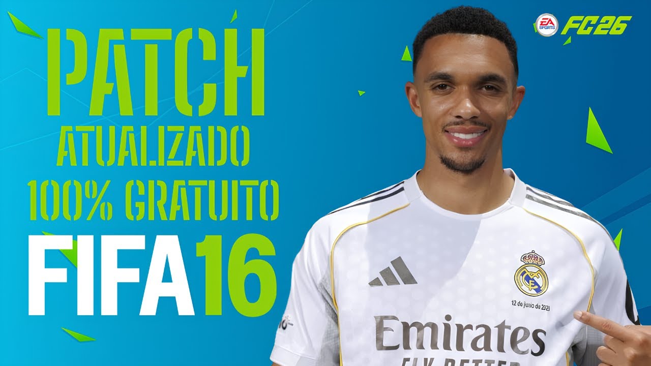 PATCH FIFA 16 ATUALIZADO TEMPORADA 25 NOVAS FACES | UNIFORMES E TRANSFER&Ecirc;NCIAS | FIFA 16 PC FRACO