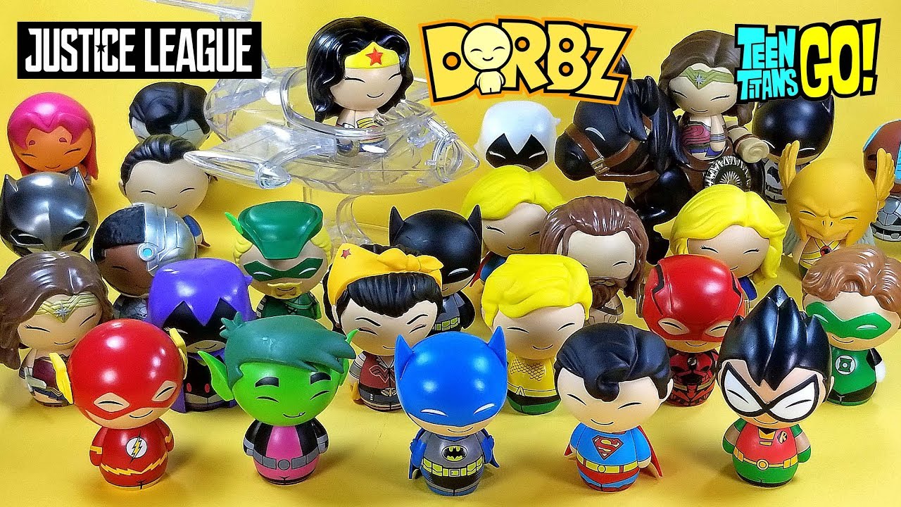 Every DC Funko Dorbz Justice League Wonder Woman Batman v Superman Teen Titans Go! Unboxing