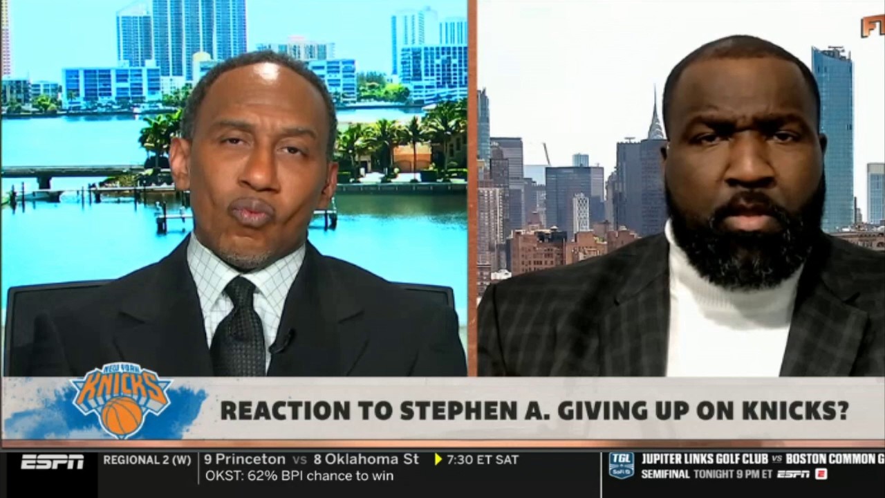 ПЕРВЫЙ ВЫБОР | Перкинс резко реагирует на то, что Стивен А. потерял надежду на победу «Никс» в Во...