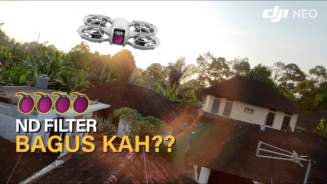 DJI NEO Tes Terbang dengan ND Filter