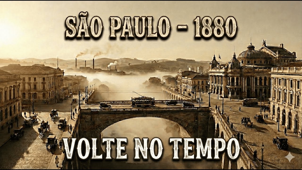Uma viagem por São Paulo em 1880 (Revivido por IA)