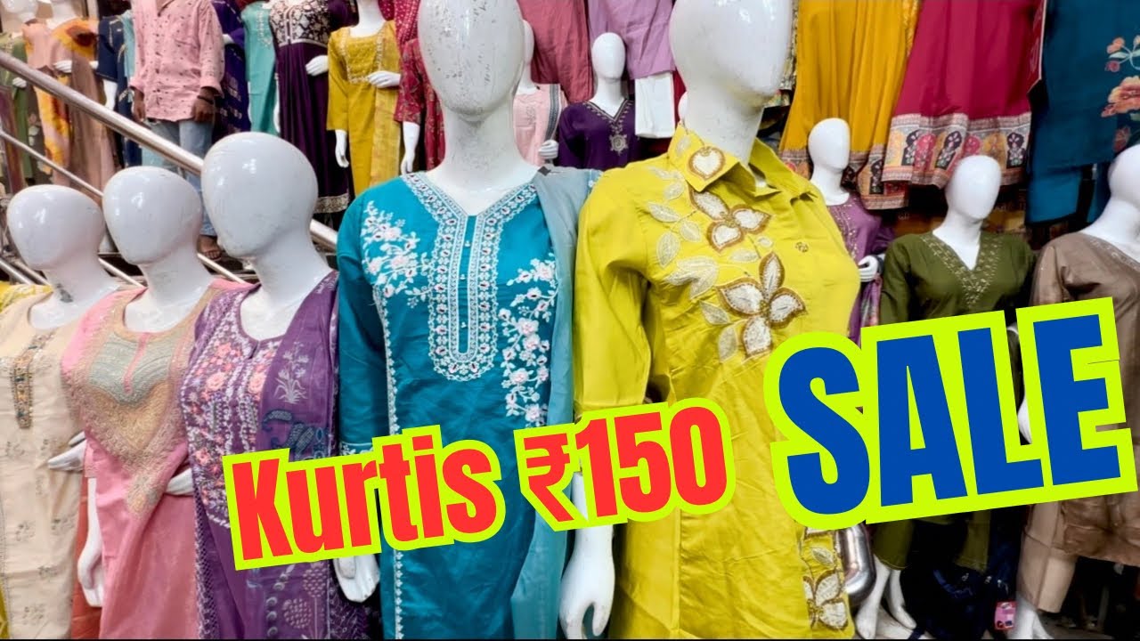 Cheapest Kurtis Shopping in Hyderabad | Koti Street Shopping For Rs.150 Only | Koti | Sultan bazar 