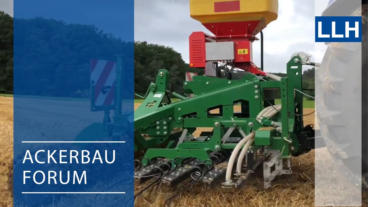Ackerbauforum - Zwischenfruchtsaat mit dem Striegel und Walzenkombi