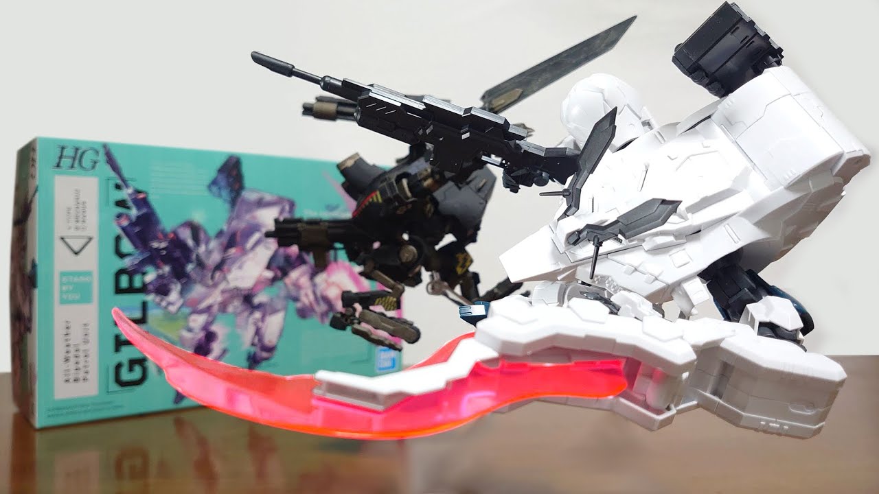 (巨大なブレードエフェクトを展開！内部には黒仮面＆シュネーが搭乗！)HG ギルボウ　レビュー