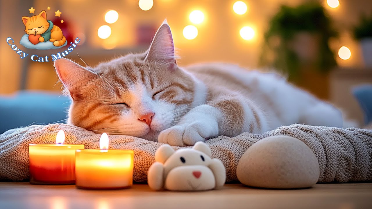 12 Hours of Relaxing Music for Cats🐈Soft Sounds for Cats Help Stress Relief🎶Music for Anxiety Cats