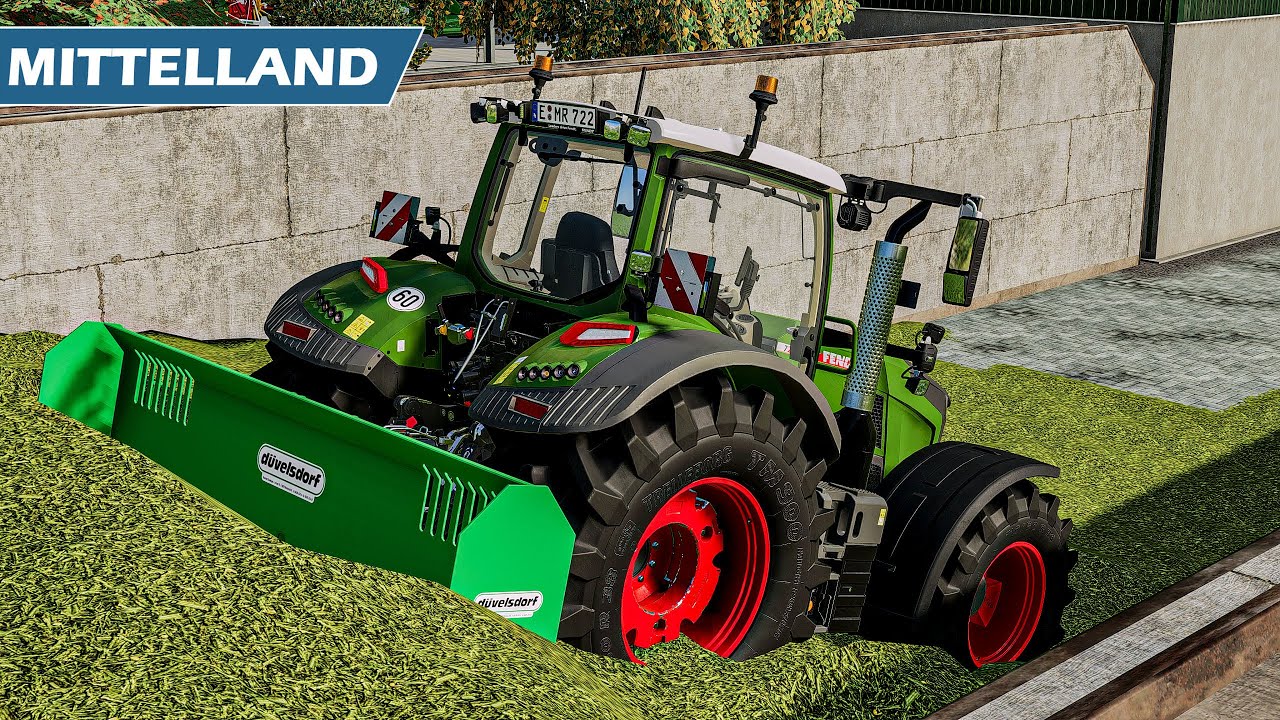 LS22: HÄCKSELN und Silo schieben mit 728 Vario! - Timelapse | Mittelland #49 | FARMING SIMULATOR 22