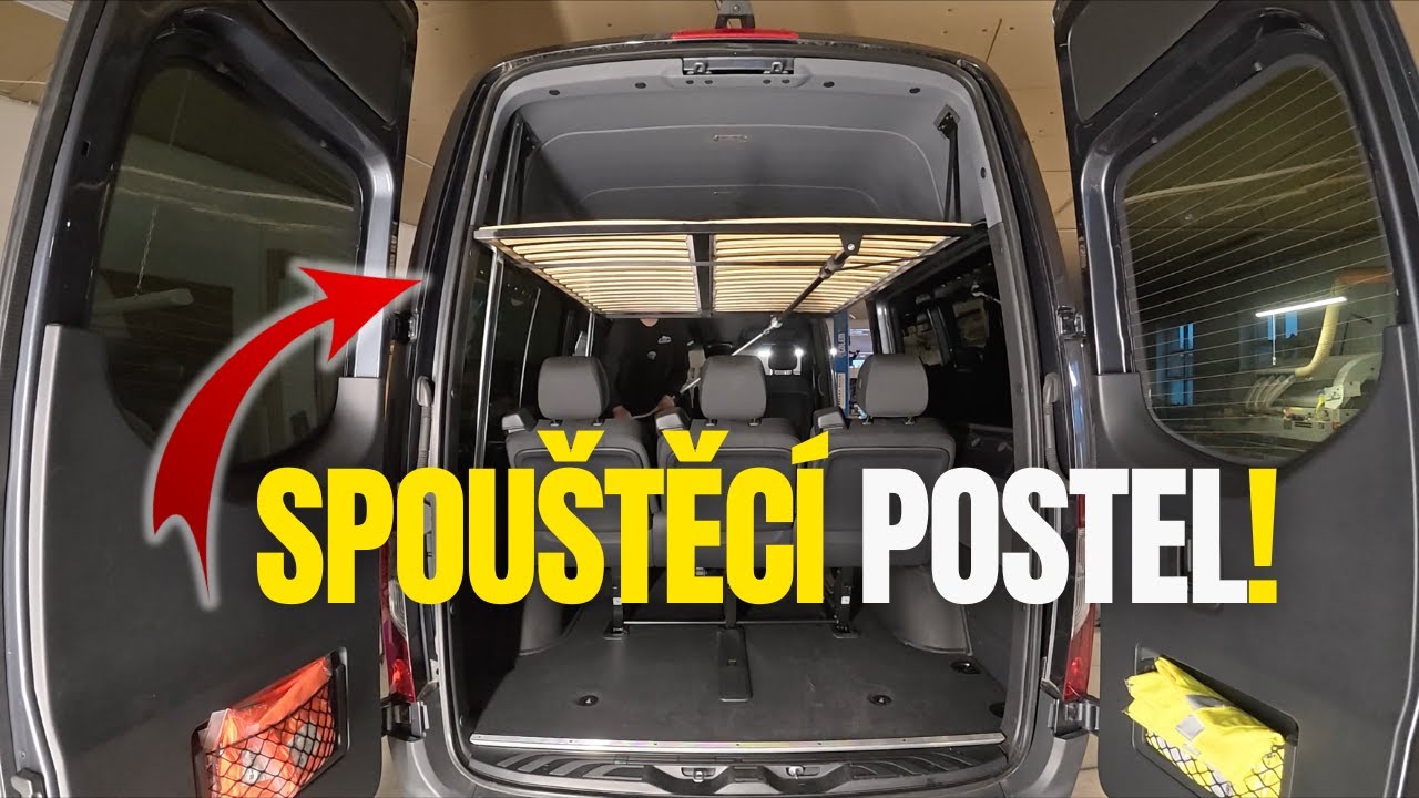 Spouštěcí postel na Mercedes Sprinter!!