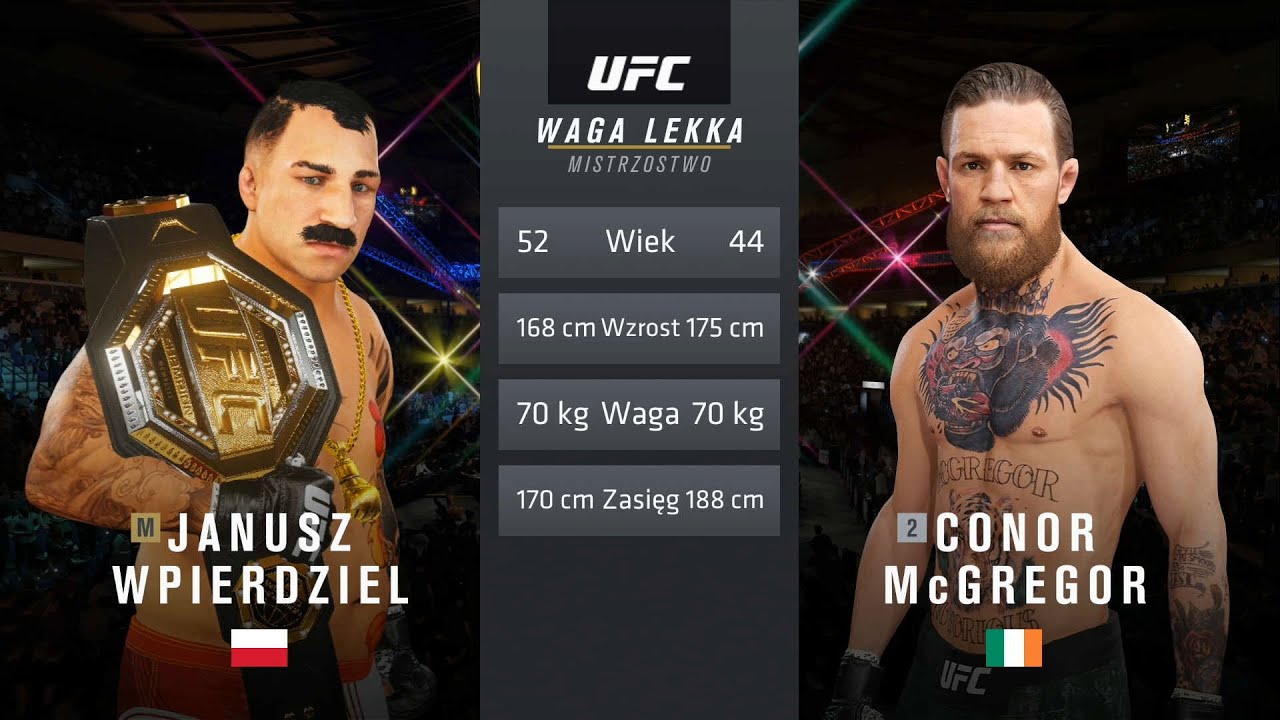 Walka POLAKA z McGregorem o PAS!!! | UFC 4 PL KARIERA JANUSZA #19 | UFC 4  Tryb Kariery