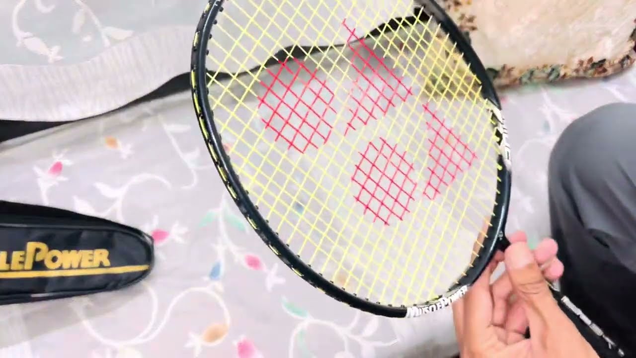 Yonex muscle power 29 light #musclepower #badminton #yonex #viral #bholenath #video #iphone