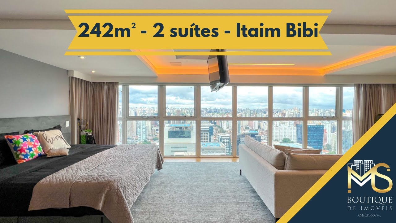 🔑 EXCEPCIONAL DOUBLE LOFT À VENDA (242m2 - 2 suítes) NO ITAIM BIBI 🔑