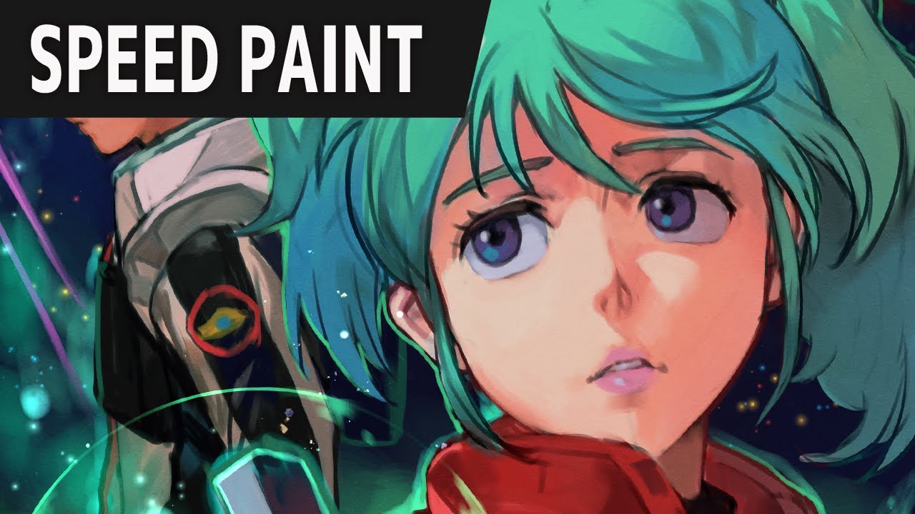 speed paint - Quess Paraya mobile suit gundam Char's Counter Attack