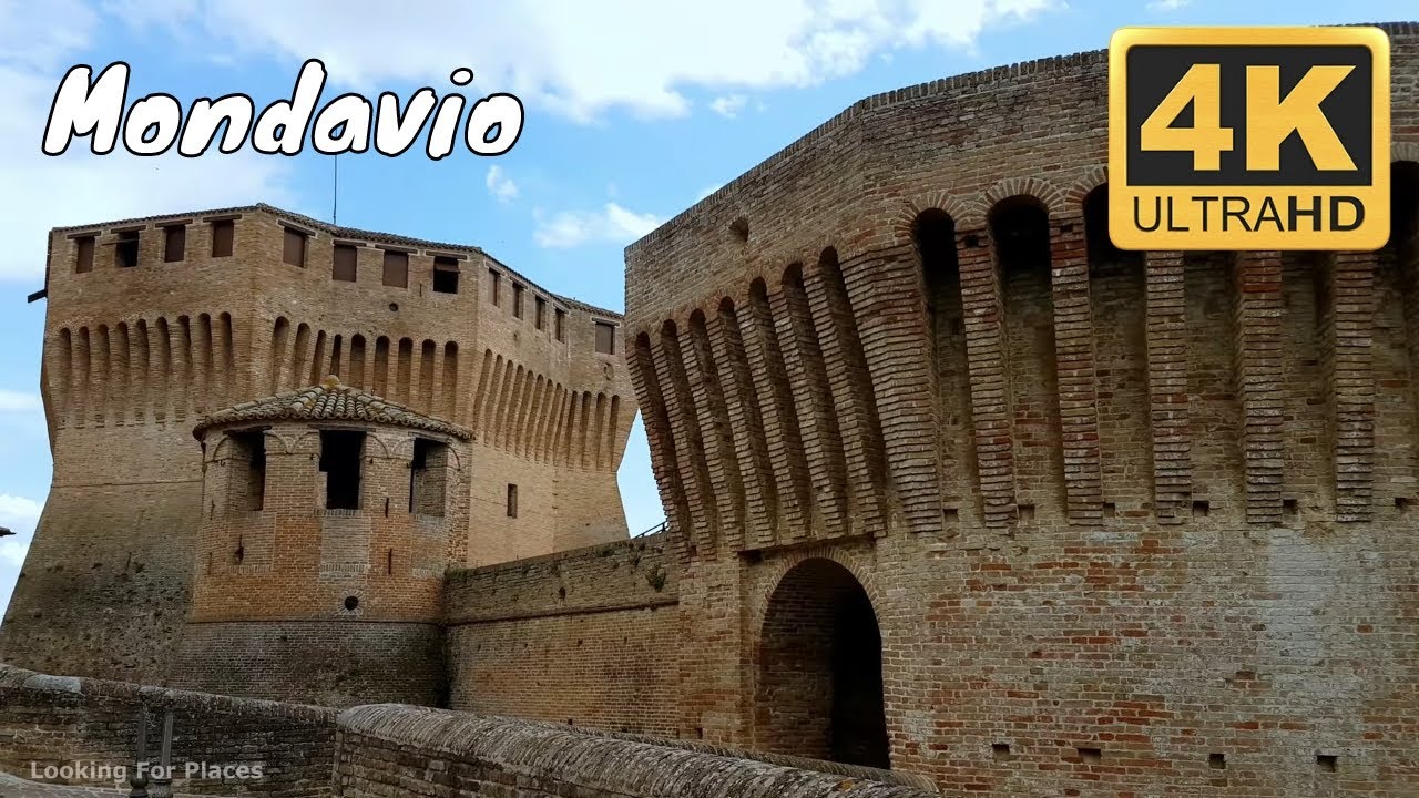 Mondavio e la Rocca Roveresca - Ultra HD 4K ( Pesaro Urbino - Marche - Italy )