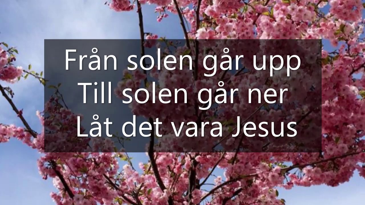 Låt det vara Jesus