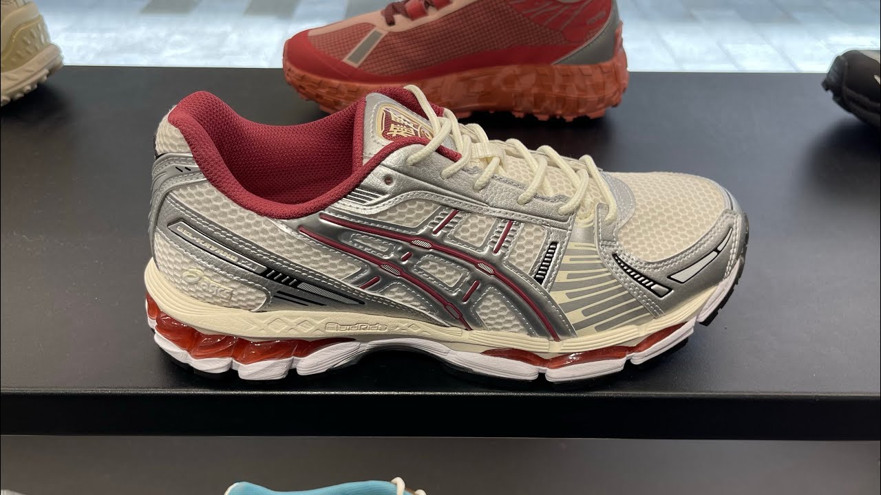 ASICS Gel Kayano 12.1 (Cream/ Pure Silver) - Style Code: 1203A759-102