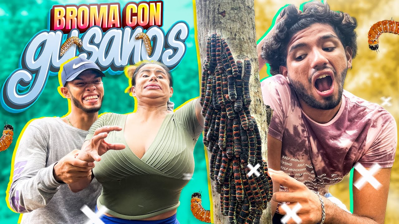 🔥BROMA A TEVEA LE AVENTAMOS GUSANOS VIVOS🔥