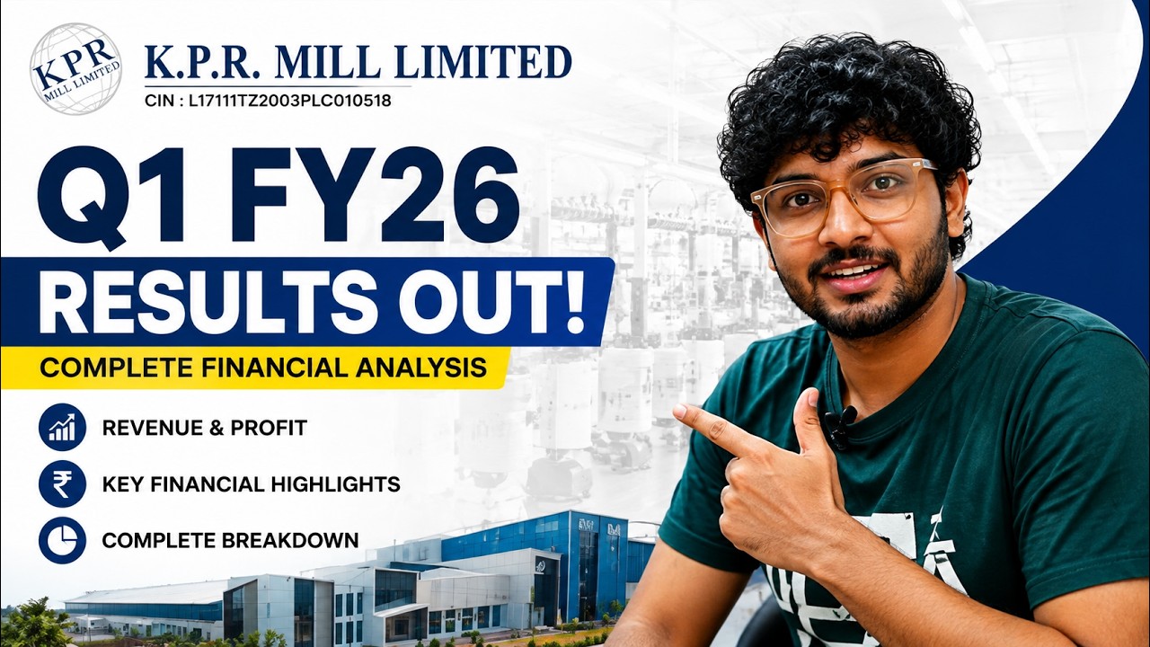 KPR Mill Q1 FY27 Results 🔥 | Profit & Revenue Analysis | KPR Mill Share News
