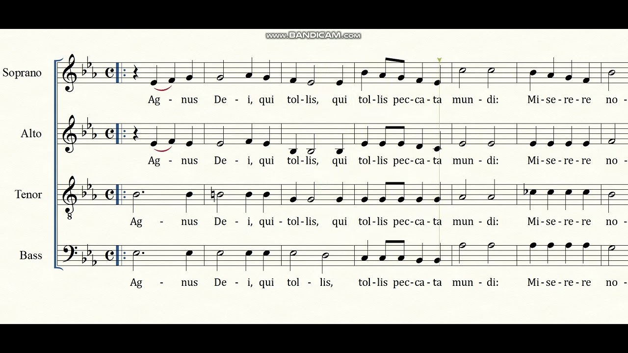 Agnus Dei (Missa Brevis - San Josemaria Escriva) - Ferdinand M. Bautista BASS