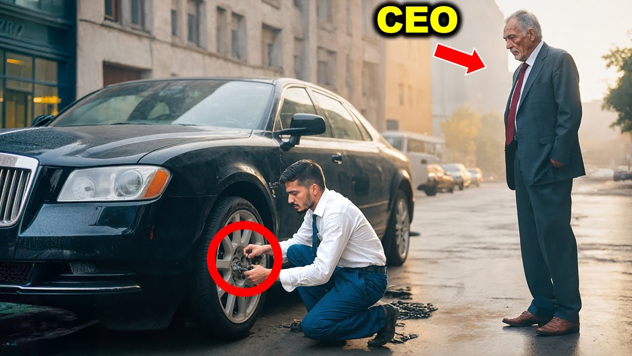 Tânărul ratează interviul ca să ajute un bătrân cu pană, fără să știe că e CEO-ul