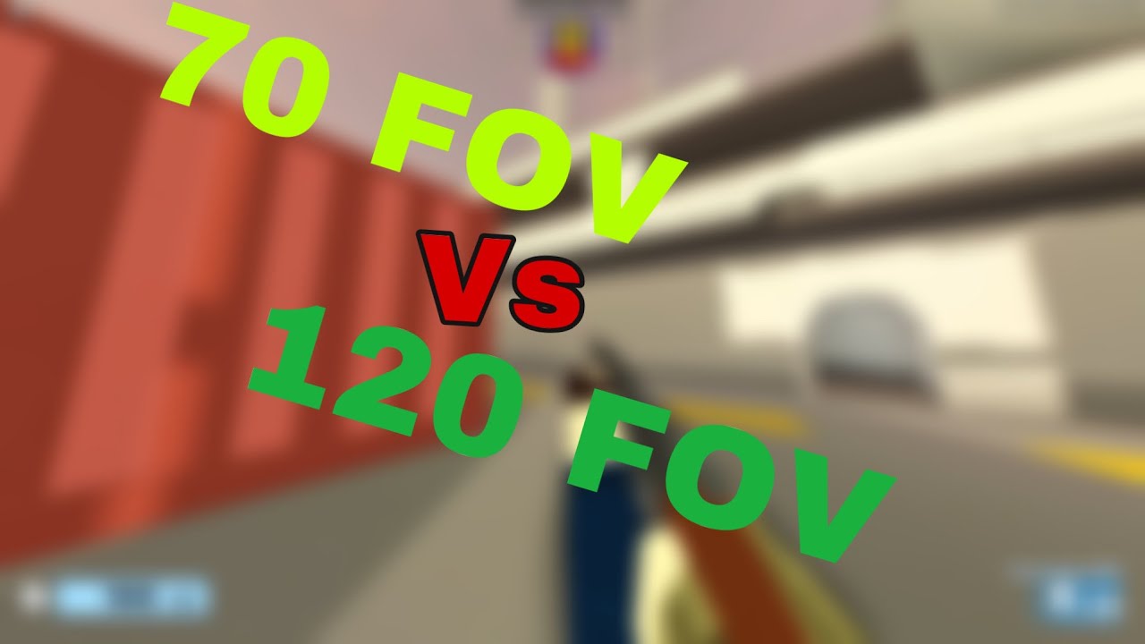 70 Fov VS 120 Fov (Arsenal Roblox)