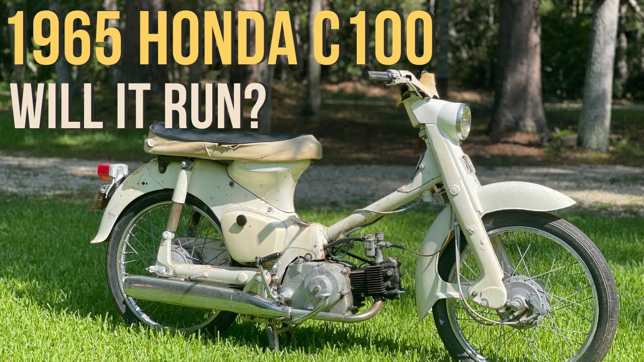 Will It Run? Resurrecting a 1965 Honda C100 Cub After Years of Neglect #c100 #vintagemotorcycles