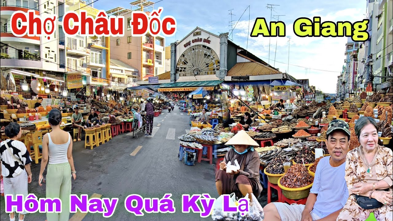 Chợ Châu Đốc Hôm Nay Sự Vắng Vẻ Đến Lạ Thường - Nhiều Đặc Sản Bài Bán Khắp Nơi 