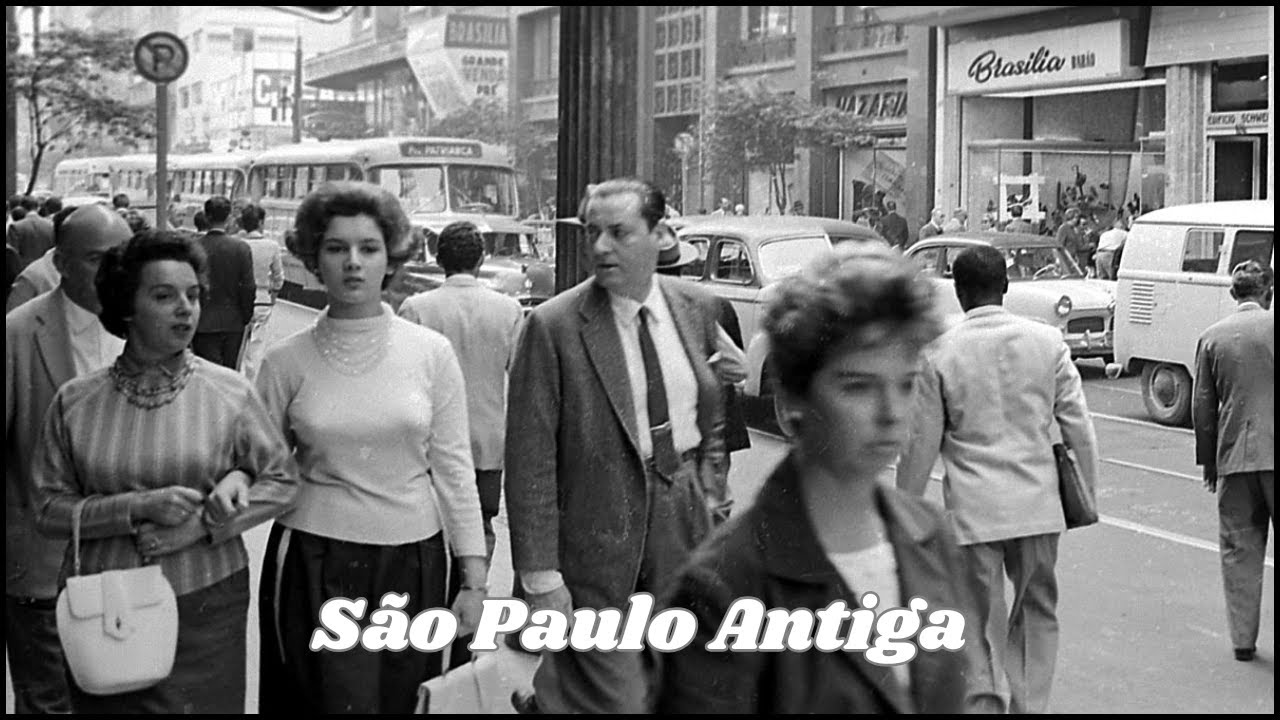 SÂO PAULO de ANTIGAMENTE: BONITA, LIMPA e SEGURA - FOTOS RARAS!