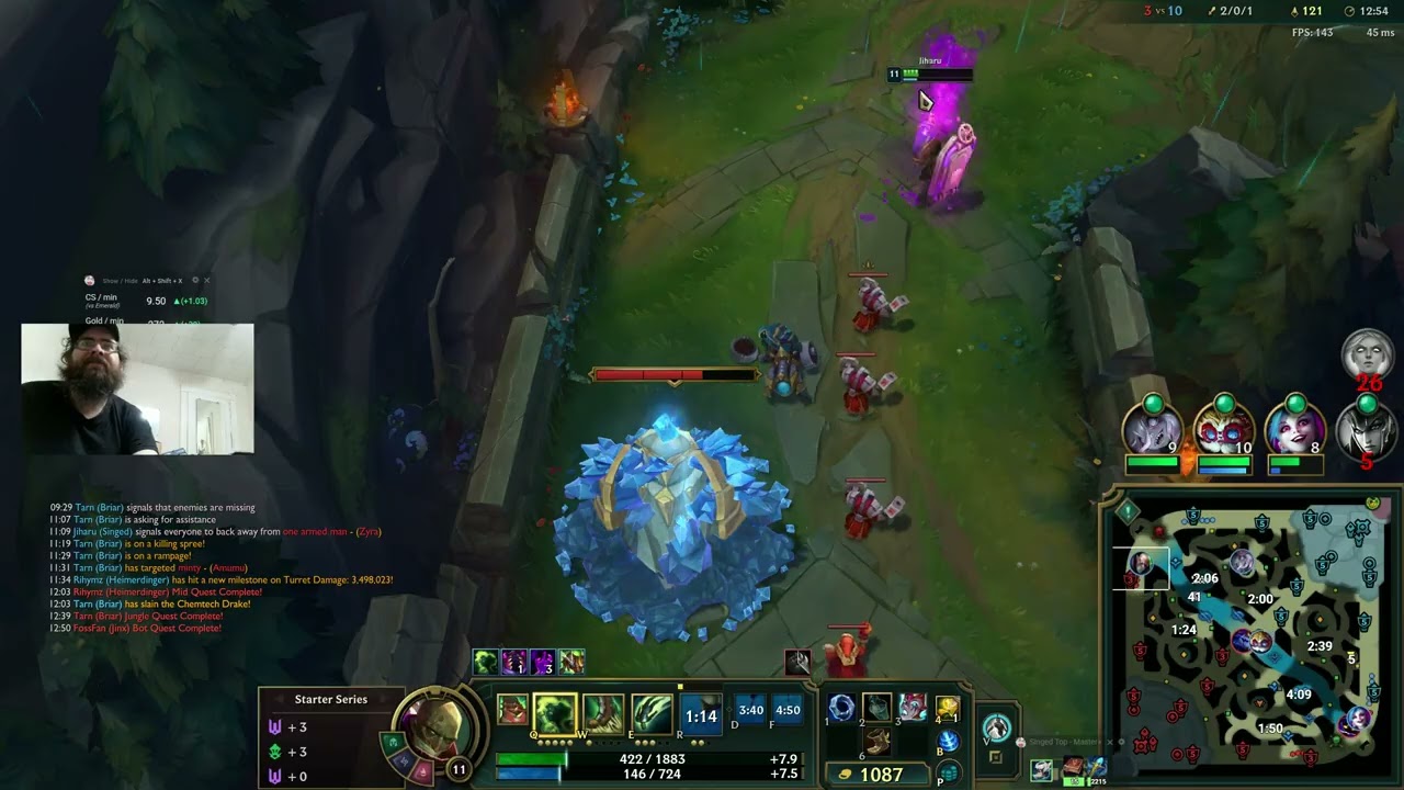 When your team squeezing you out of gold/exp