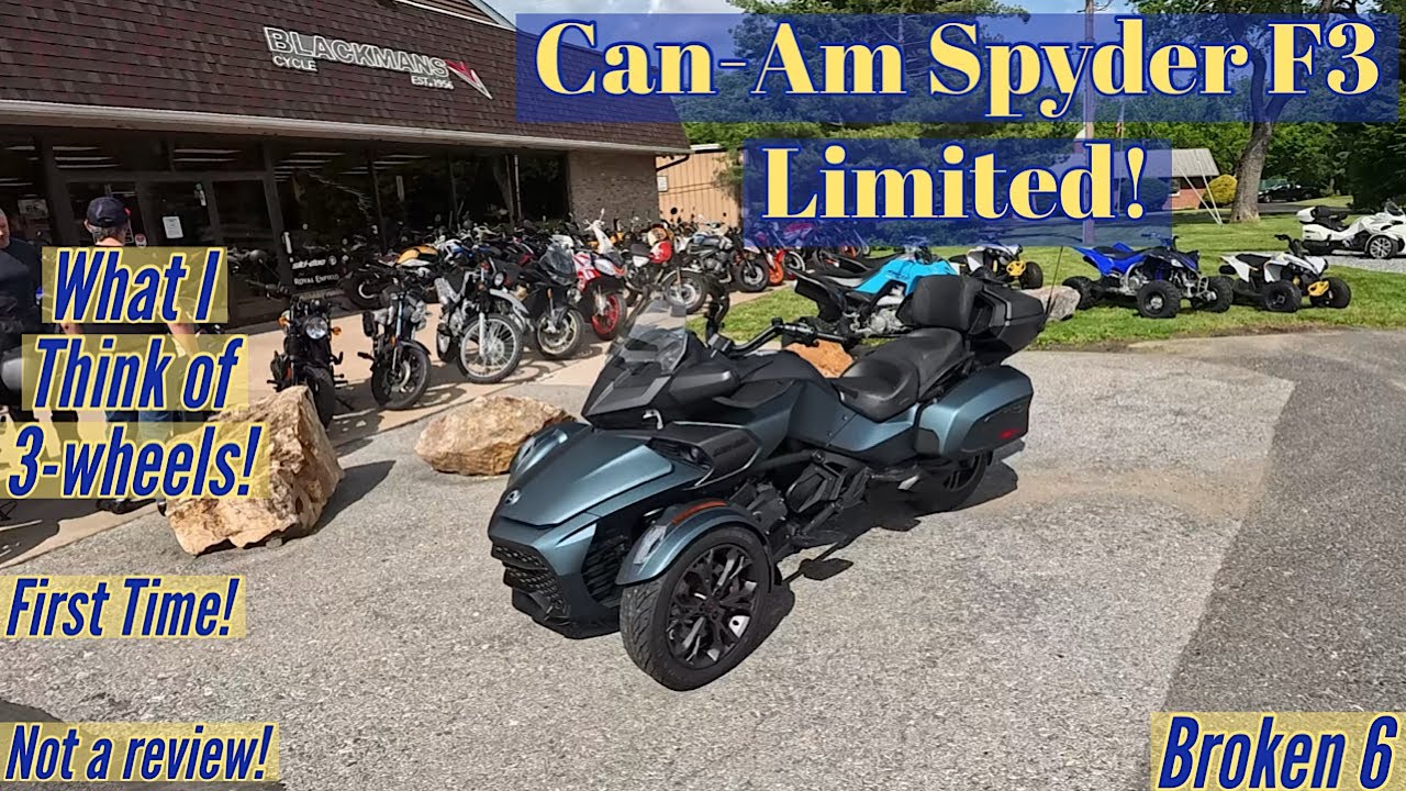 2024 Can-Am Spyder F3 Limited first impression! My first time cruising the streets on three wheels!