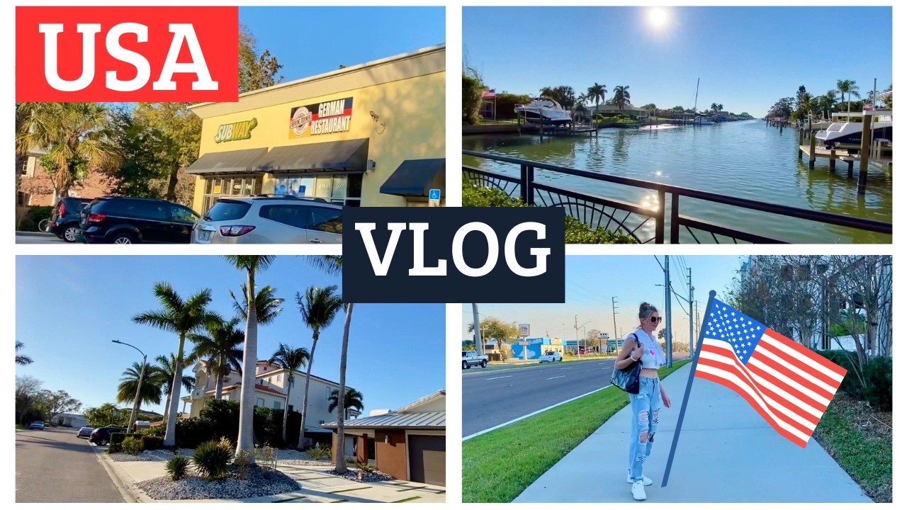 VLOG #21- Trying German Döner in Florida 🇺🇸🌯 – Does It Taste Like Germany? Food Test with My Mom!