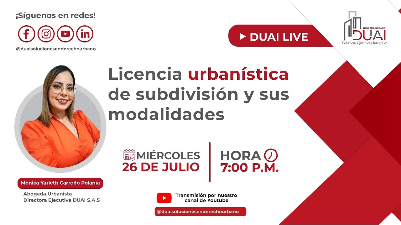 Licencia Urbanística de Subdivisión y sus modalidades