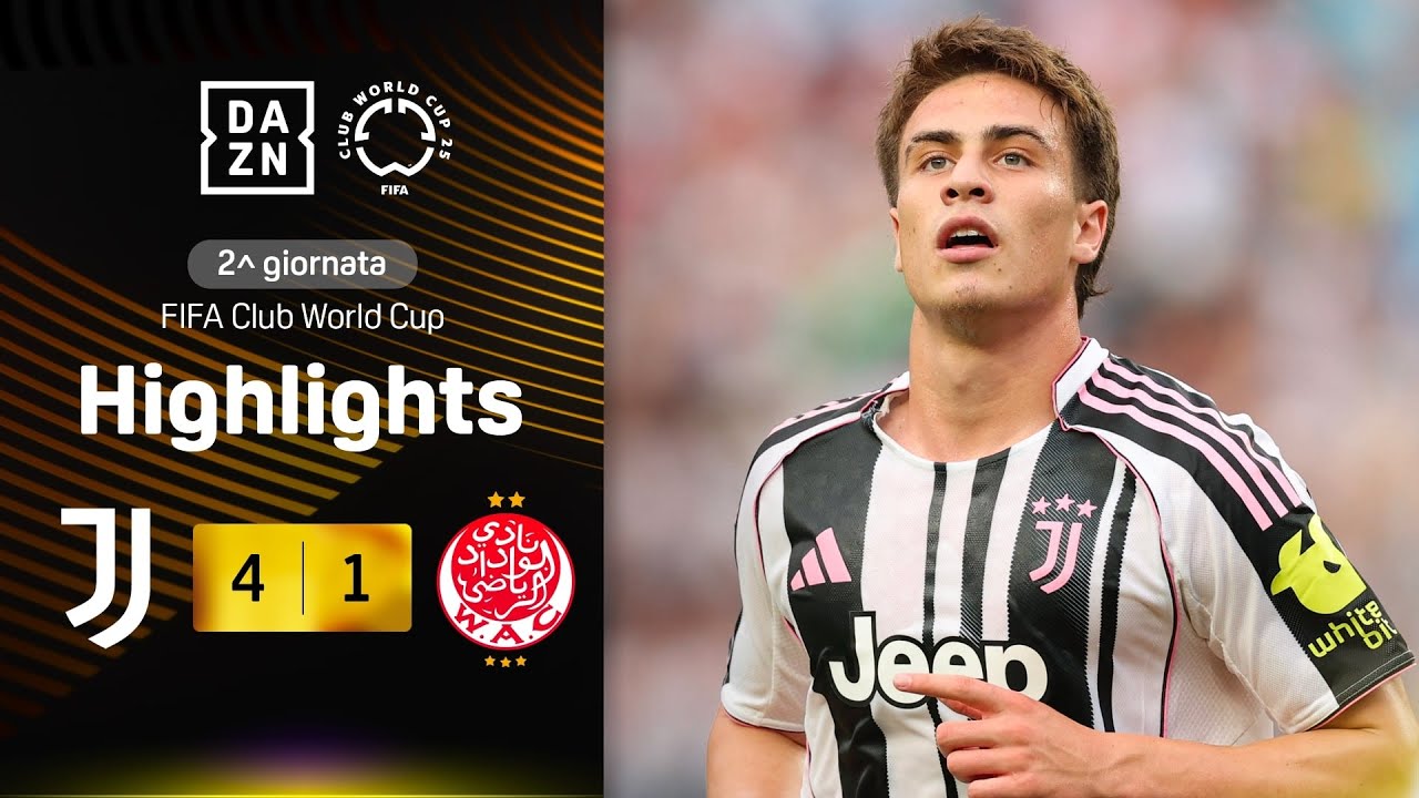 YILDIZ fenomeno, VLAHOVIC è tornato: Juventus-Wydad AC 4-1 | FIFA CWC | DAZN Highlights