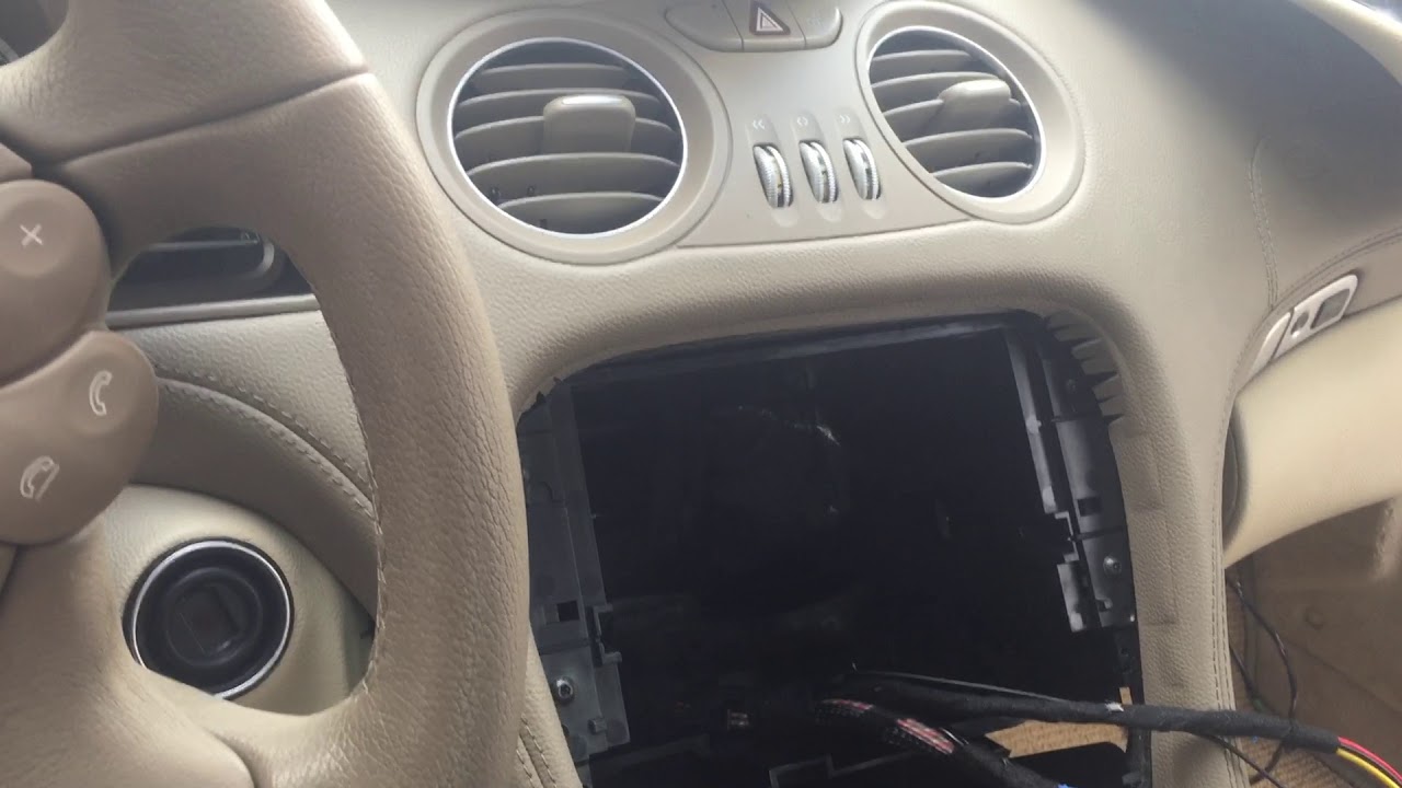 MB SL500 Radio Upgrade