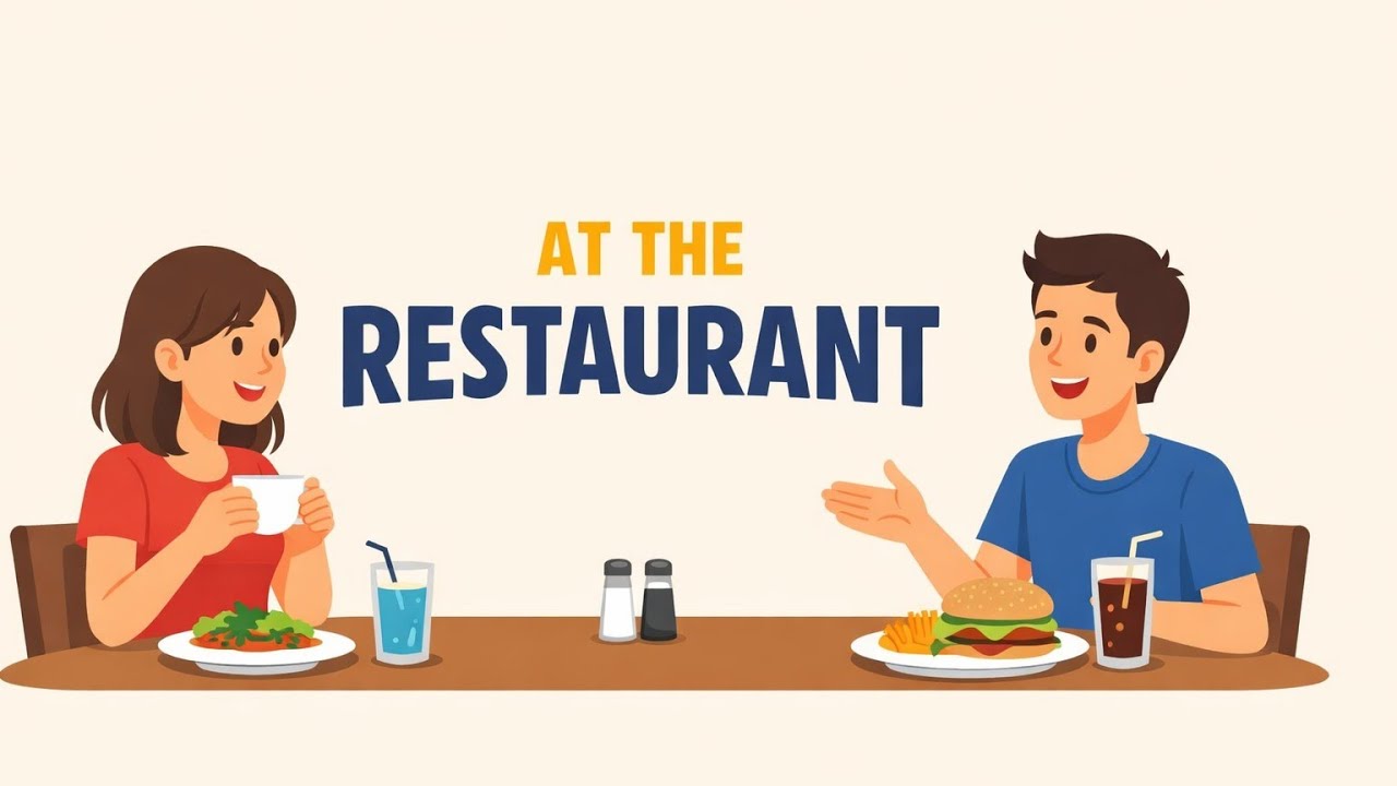 Learn English Through Conversation | At the Restaurant