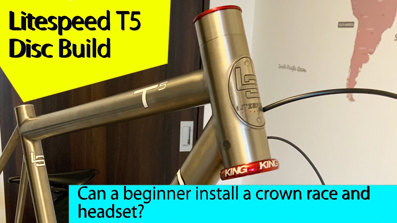 Installing a crown race and headset - 