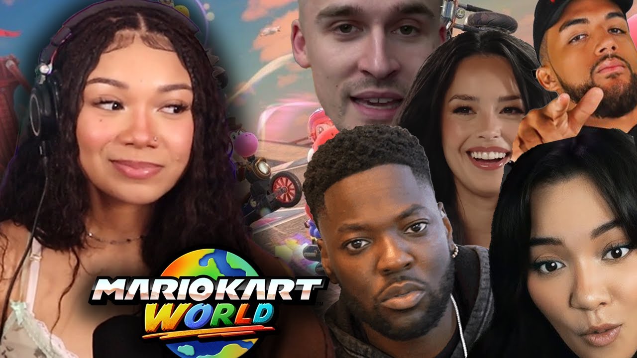 The Most CHAOTIC Mario Kart World Lobby EVER! ft. @RDCLive1 @ludwig@Valkyrae @Cinnabrit