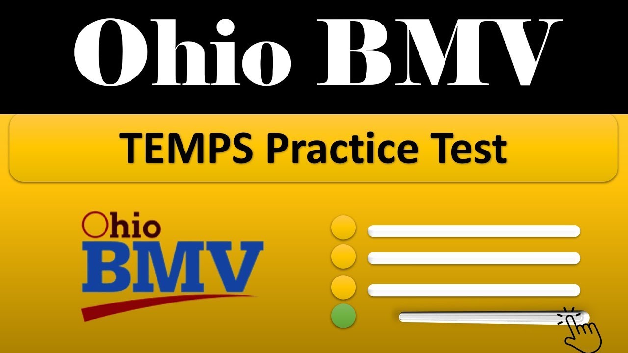 🚗 Ohio TEMPS Practice Test 2025 &ndash; OH BMV Permit Practice Exam Questions & Answers 🚦