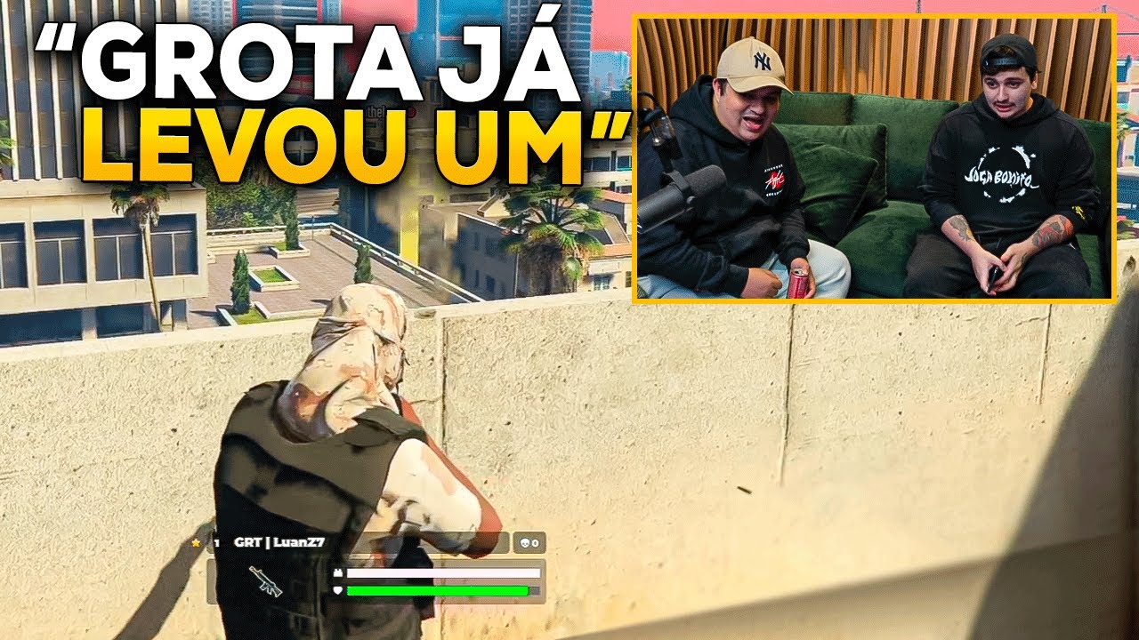 PRIMEIRA TROCAÇÃO DA GROTA E LARANJAS | BATTLE ROYALE CDA