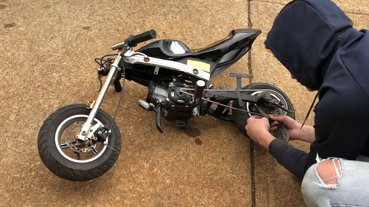 49cc pocket bike custom mods