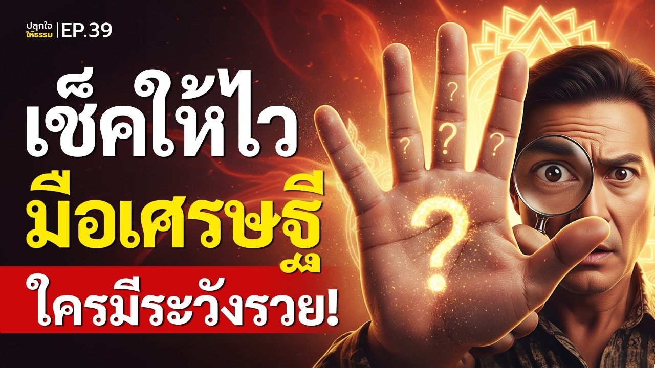 สแกนเลย! 5 จุด ‘ลายมือมหาเศรษฐี’ 1 ใน 5% เท่านั้นที่มี l ปลุกใจให้ธรรม