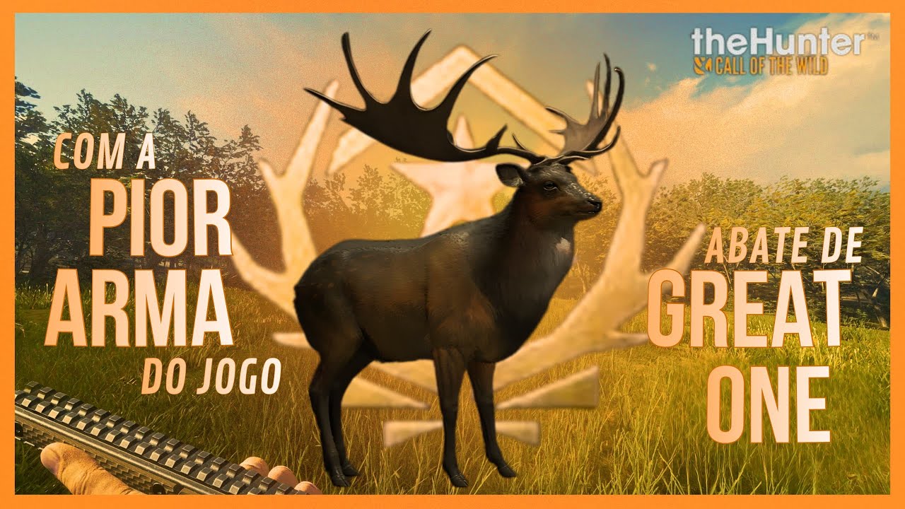 ABATI O GREAT ONE DO GAMO COM A PIOR ARMA DO JOGO! The Hunter (COTW)