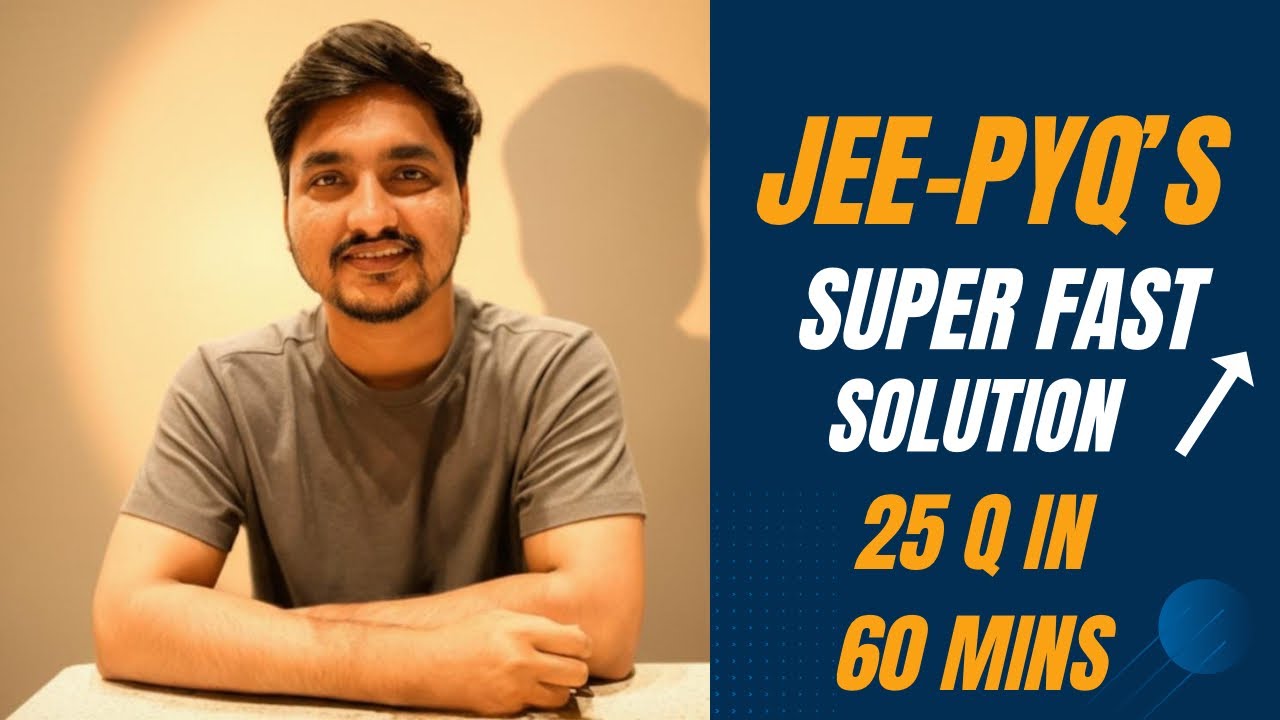 JEE PYQ’s | Alternating Current | 25 Qs in 60 Min | super fast solution | Detailed explanation #iit 