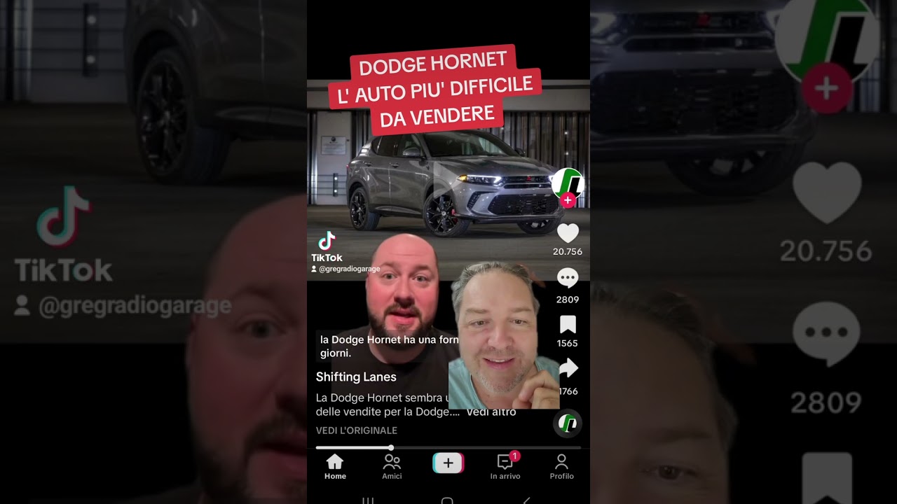 DODGE HORNET aka ALFA ROMEO TONALE...L' AUTO PI&Ugrave; DIFFICILE DA VENDERE NEGLI USA.