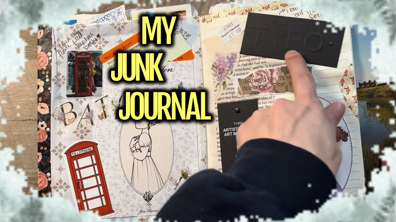 Видео Джоди о создании дневника из бросовых вещей